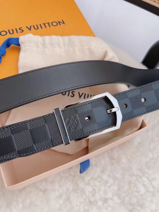 Replica Louis Vuitton Slender 35mm Reversible Belt Damier Infini M9906V 2