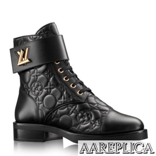 Replica Louis Vuitton Wonderland Ranger Boot Monogam Flower