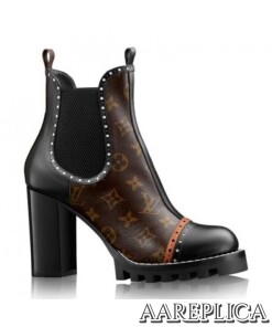 Replica Louis Vuitton Boyish Ankle Boot Monogram Canvas