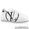 Replica Louis Vuitton White Time Out Sneakers