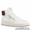 Replica Louis Vuitton Rivoli Sneaker Boots In Mix Monogram Canvas 9