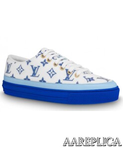 Replica Louis Vuitton Blue Stellar Sneakers