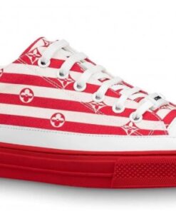 Replica Louis Vuitton LV Escale Stellar Sneakers Red