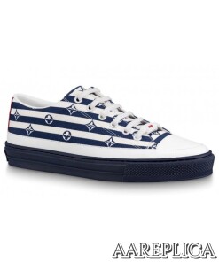 Replica Louis Vuitton LV Escale Stellar Sneakers Blue