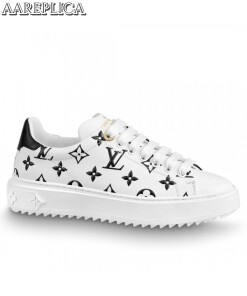 Replica Louis Vuitton 3D Monogram Flowers Time Out Sneakers