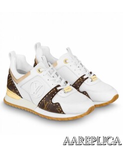 Replica Louis Vuitton Women’s Run Away Sneaker Monogram Studs