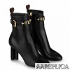 Replica Louis Vuitton Silhouette Ankle Boots In Multicolour Leather 9