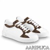 Replica Louis Vuitton Time Out Sneakers In Leather and Shearling 9