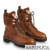 Replica Louis Vuitton Metropolis Flat Ranger Boots In Black Leather 9