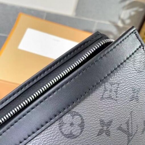 Replica Louis Vuitton Pochette Voyage MM Monogram Eclipse Reverse M69535 8