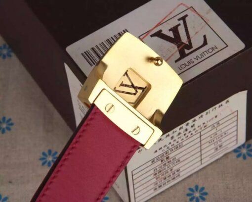 Replica Louis Vuitton LV Cut Reversible Belt Multicolor M9682W 2