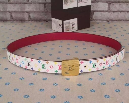 Replica Louis Vuitton LV Cut Reversible Belt Multicolor M9682W 3