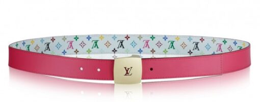 Replica Louis Vuitton LV Cut Reversible Belt Multicolor M9682W 4