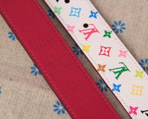 Replica Louis Vuitton LV Cut Reversible Belt Multicolor M9682W 6