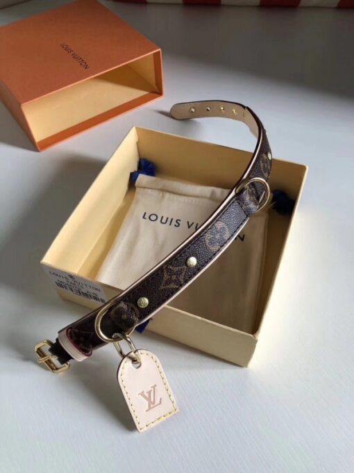 Replica Louis Vuitton Baxter Dog Collar PM M58072 6