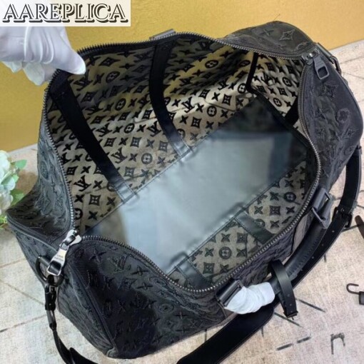 Replica Louis Vuitton Keepall Bandouliere 50 Mesh Monogram M53971 2