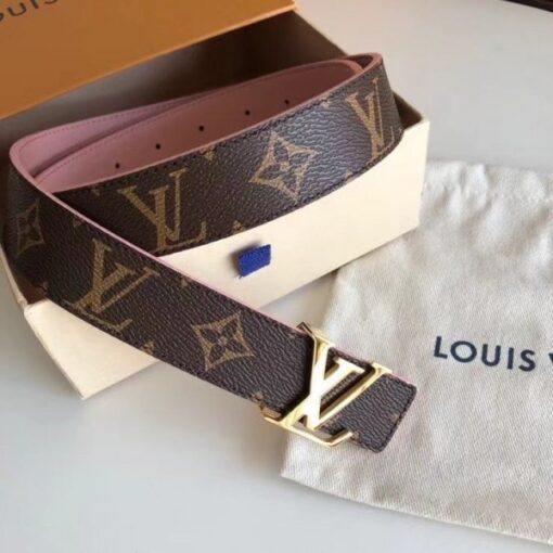 Replica Louis Vuitton LV Initiales 30MM Reversible Belt Monogram M9052U 4