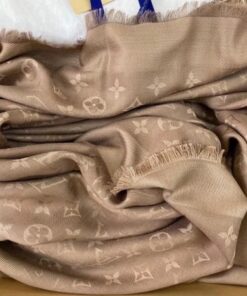 Replica Louis Vuitton Cappuccino Monogram Shawl M75872 2