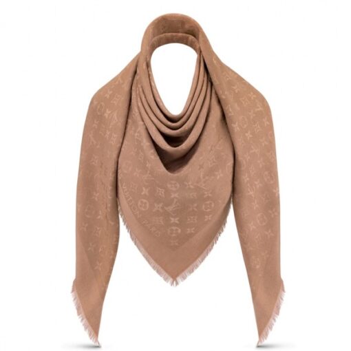 Replica Louis Vuitton Cappuccino Monogram Shawl M75872 4