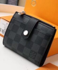 Replica Louis Vuitton Multiple Card Holder Damier Graphite N60451 2