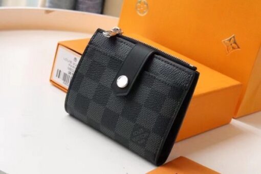 Replica Louis Vuitton Multiple Card Holder Damier Graphite N60451 2