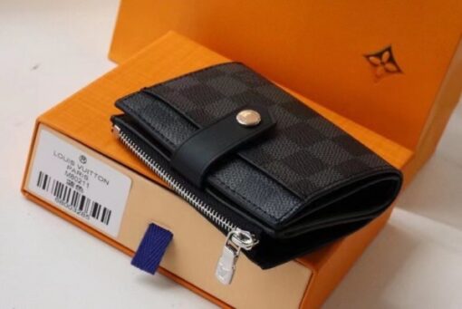 Replica Louis Vuitton Multiple Card Holder Damier Graphite N60451 5