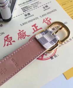 Replica Louis Vuitton Mini 25MM Belt Damier Azur M9782X 2