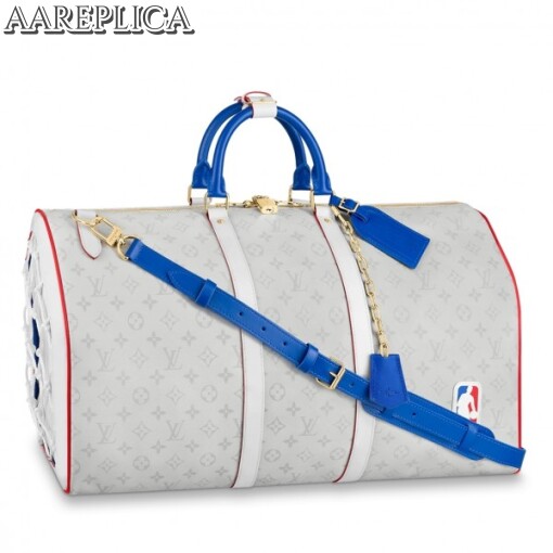 Replica Louis Vuitton LV x NBA Basketball Keepall 55 M45586 4