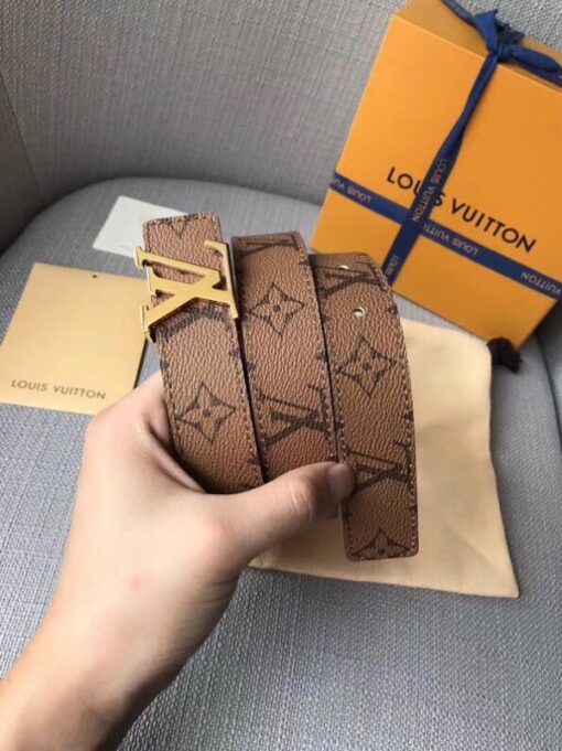 Replica Louis Vuitton LV Iconic 30mm Reversible Belt M0149U 2