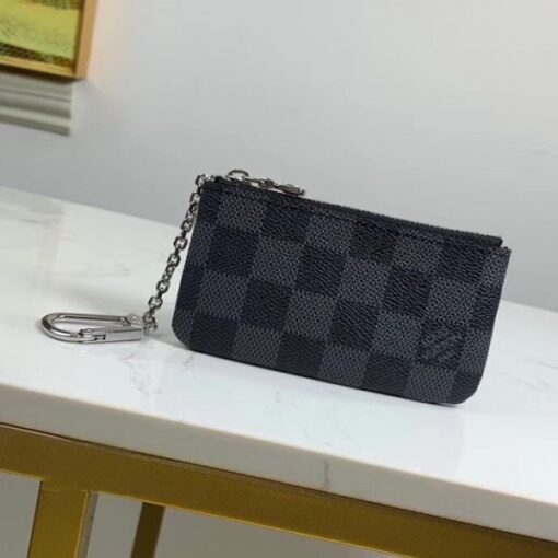 Replica Louis Vuitton Pochette Cle Damier Graphite N60155 4