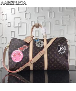 Replica Louis Vuitton Keepall Bandouli??re 50 Monogram M41441 2