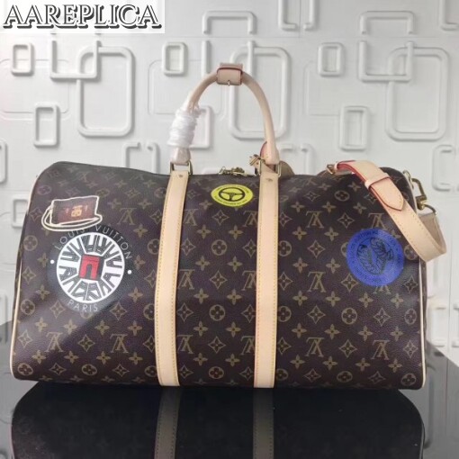 Replica Louis Vuitton Keepall Bandouli??re 50 Monogram M41441 6