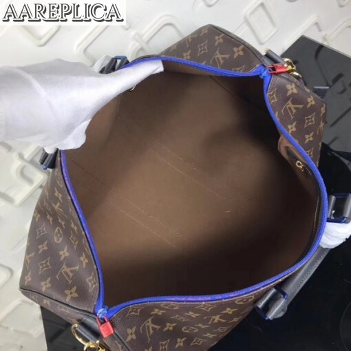 Replica Louis Vuitton Keepall Bandouliere 45 Monogram Taiga M43856 7