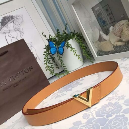 Replica Louis Vuitton Essential V Belt VVN Leather M9025W 5