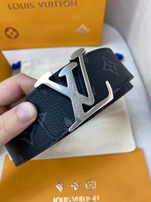 Replica Louis Vuitton LV Tag 40mm Reversible Belt Monogram Eclipse M0367V 3