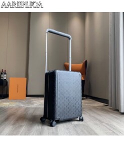 Replica Louis Vuitton Horizon 55 Rolling Luggage Taurillon Leather M20438 2