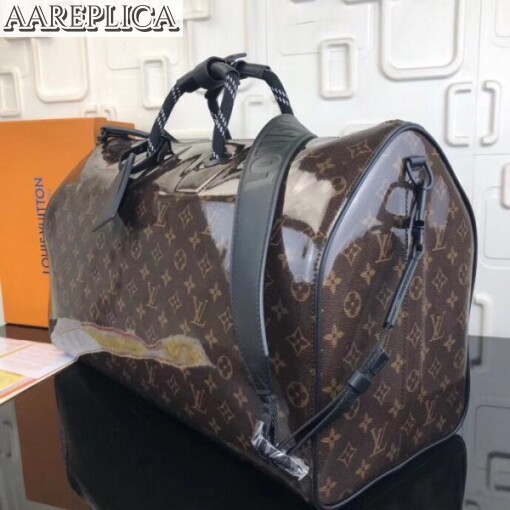 Replica Louis Vuitton Keepall Bandouliere 50 Monogram Glaze M43899 4