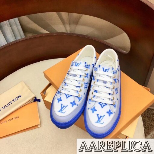 Replica Louis Vuitton Blue Stellar Sneakers 8