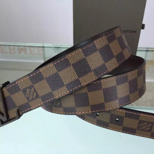 Replica Louis Vuitton LV Initiales Belt Damier Ebene M9807S 5