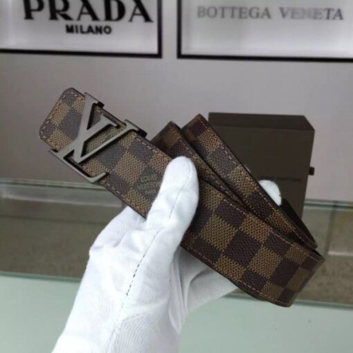 Replica Louis Vuitton LV Initiales Belt Damier Ebene M9807S 6