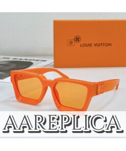 Replica Louis Vuitton Orange 1.1 Millionaires Sunglasses Z1600W 2