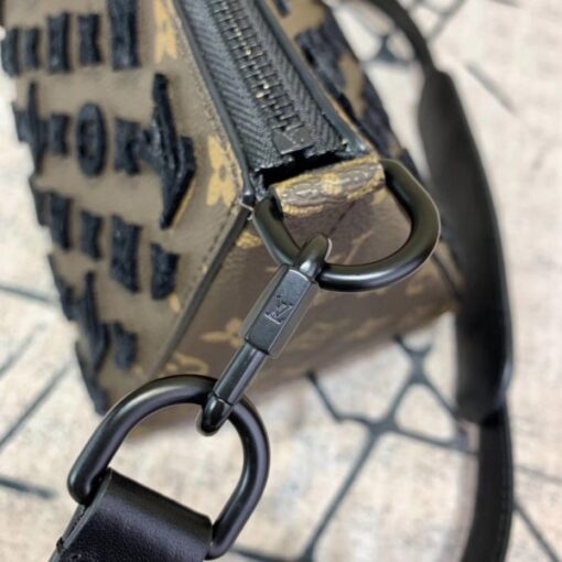 Replica Louis Vuitton Triangle Messenger Monogram Tuffetage M45070 6