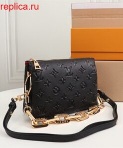 Replica Louis Vuitton COUSSIN BB Bag Black M20574 2