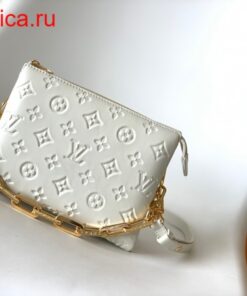 Replica Louis Vuitton COUSSIN BB Bag White M20770 2