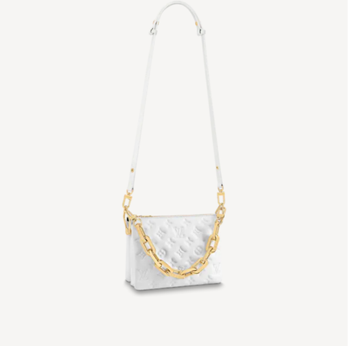 Replica Louis Vuitton COUSSIN BB Bag White M20770