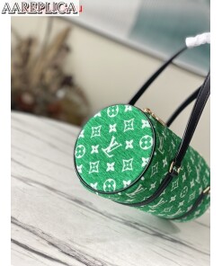 Replica Louis Vuitton PAPILLON Bag Green M46206 2