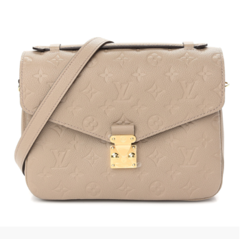 Replica Louis Vuitton Pochette Metis Monogram Empreinte Cream M44738