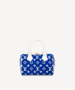 Replica Louis Vuitton SPEEDY BANDOULIÈRE 20 Bag Blue M20751