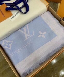 Replica Louis Vuitton Blue Miss LV Stole M76170 2