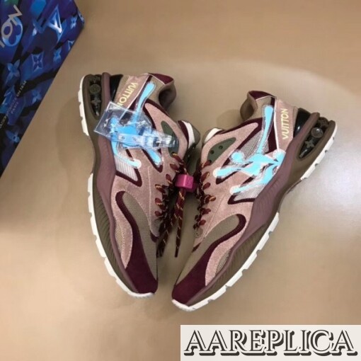 Replica Louis Vuitton Aubergine LV Trail Sneakers 3